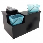 (  ) Dollhouse Checkout Desk w/ Basket Well- Choice of Color -