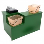(  ) Dollhouse Checkout Desk w/ Basket Well- Choice of Color -