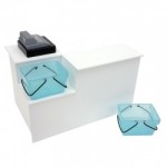 (  ) Dollhouse Checkout Desk w/ Basket Well- Choice of Color -