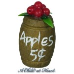 (*) Dollhouse Small Apple Barrel