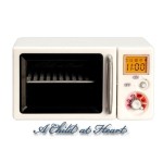 (*) Dollhouse Retro Microwave Oven