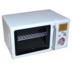 (*) Dollhouse Retro Microwave Oven