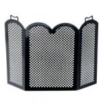 Dollhouse Arched Fire Screen - Black