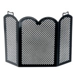 Dollhouse Arched Fire Screen - Black