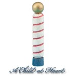Dollhouse Barber Pole - Small