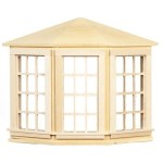 Dollhouse 6 over 6 Bay Window(Non Opening)