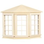 Dollhouse 4 over 4 Bay Window(Non Opening)