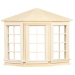 Dollhouse 4 over 4 Bay Window(Non Opening)