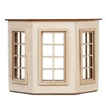 Dollhouse Flat Top (4 over 4)Bay Window