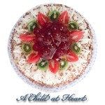 Dollhouse Decorated Fruit Cake