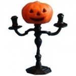 Dollhouse Pumpkin Candelabra