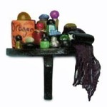 Dollhouse Halloween Half Shelf