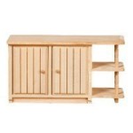 (*) Dollhouse Unfinished Kitchen Island