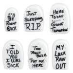 Dollhouse 6-Pc. Assorted Tombstones