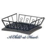 Dollhouse Dish Drainer with Mat