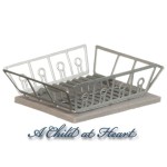 Dollhouse Dish Drainer with Mat