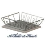 Dollhouse Dish Drainer with Mat
