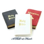 (*Closeout*) Dollhouse 3 pc Bible and a Hymnal Set