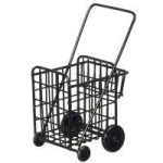 (*) Dollhouse Push Shopping Cart