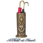 Dollhouse Umbrella Stand with Umbrellas