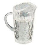 Dollhouse Filled Water Pitcher