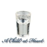 (*) Filled Dollhouse Glass of Water