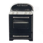 Dollhouse 1950's Appliances (Black)