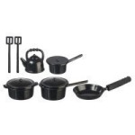 Dollhouse 10 pc Cookware Set