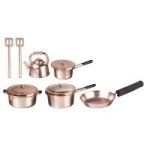 Dollhouse 10 pc Cookware Set