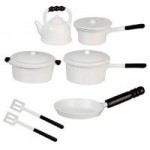 Dollhouse 10 pc Cookware Set