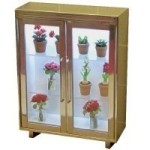 (*) Dollhouse Florist's Display Cabinet