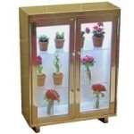 (*) Dollhouse Florist's Display Cabinet