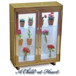 (*) Dollhouse Florist's Display Cabinet