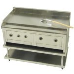 (*) Dollhouse Modern Commercial Steel Griddle
