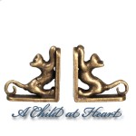 Dollhouse Brass Bookends (Assorted Styles)