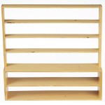 (*) Dollhouse Wide Store Shelf- Choice of 4 Finishes -