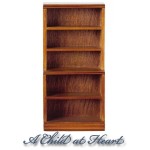 Dollhouse Closed Back Store Shelf- Choice of Finish -