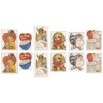 (*) 12 Dollhouse Valentine Cards