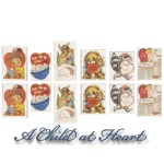 (*) 12 Dollhouse Valentine Cards