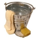 (*) Dollhouse Filled Cleaning Bucket