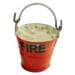 (*) Dollhouse Filled Fire Bucket(s)- Choice of Style -
