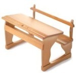 Dollhouse Double School / Student Desk