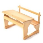 Dollhouse Double School / Student Desk