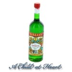 (*) Dollhouse Bottle of Vermouth- Choice of Style -