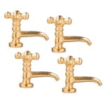 (*) 4 Dollhouse Spigots- Choice of Finish -