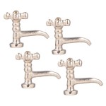(*) 4 Dollhouse Spigots- Choice of Finish -