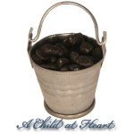 Dollhouse Bucket of Coal