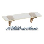 (*) Dollhouse Empty Plexi Glass Shelf