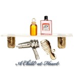 (* Closeout *) Dollhouse Filled Bathroom Plexiglass Shelf