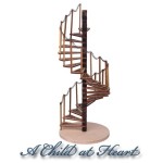 (*) Dollhouse Spiral Staircase Kit